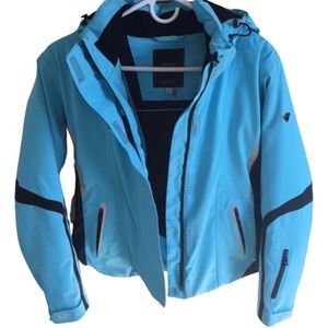 VTG MeCo Designs Blue Ski Jacket / Hooded Winter Sports Coat